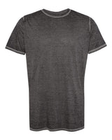 J. America Unisex Zen Jersey T-Shirt. 8115 - Twisted Black