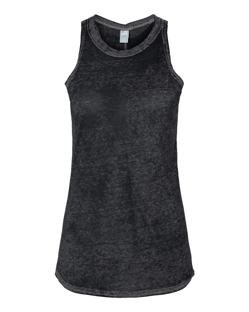 J. America Women’s Zen Jersey Tank Top. 8117 - Twisted Black