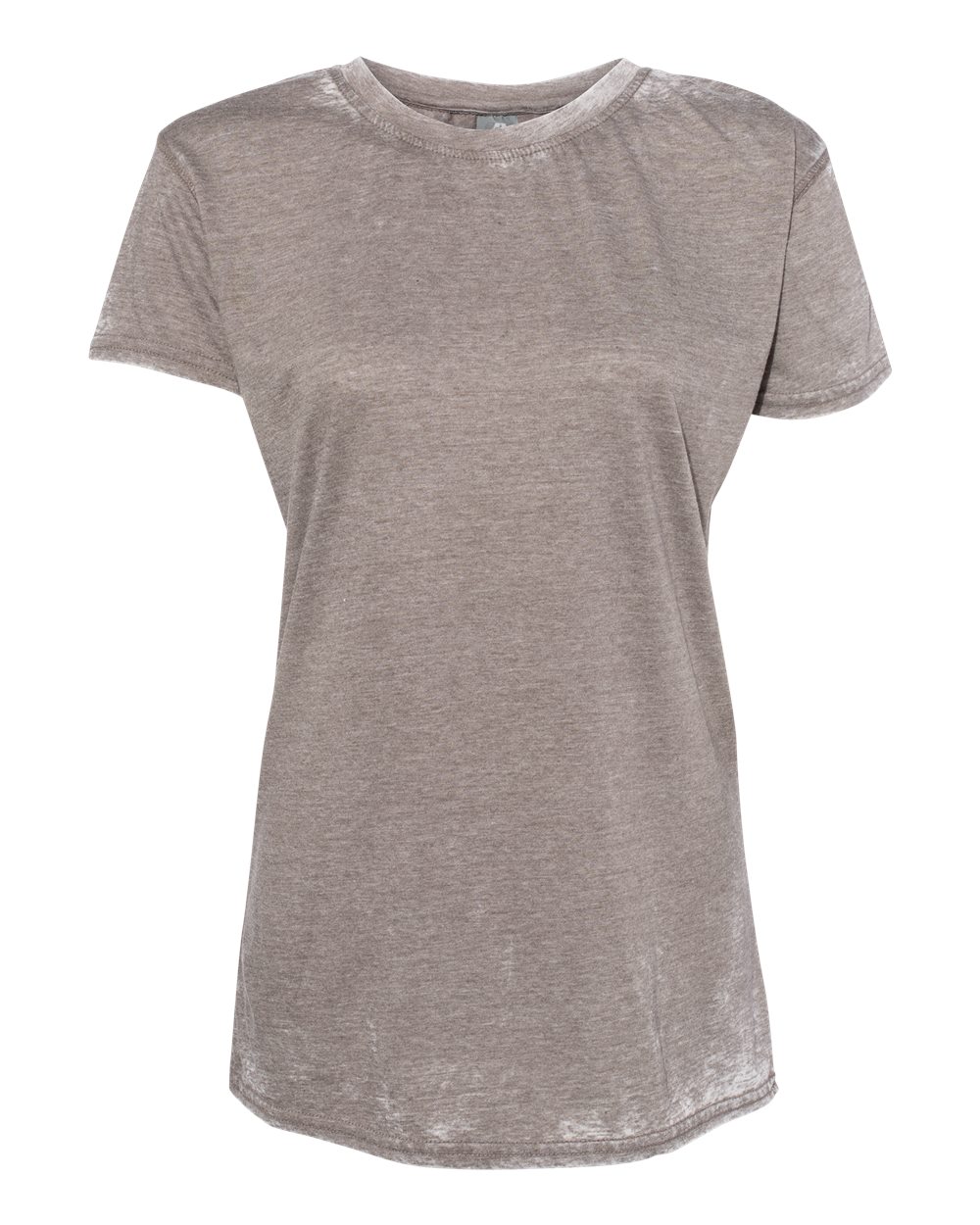 J. America Women’s Zen Jersey T-Shirt. 8116 - Cement