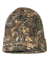 Kati 12" Licensed Camo Cuffed Beanie. LCB12 - Realtree Edge
