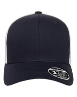 Flexfit 110® Mesh-Back Cap. 110M - Navy/ White