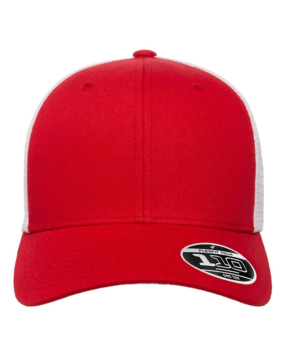 Flexfit 110® Mesh-Back Cap. 110M - Red/ White