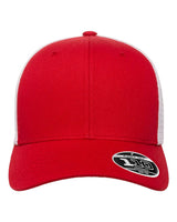 Flexfit 110® Mesh-Back Cap. 110M - Red/ White
