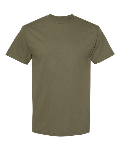 American Apparel Unisex Heavyweight Cotton Tee. 1301 - Military Green