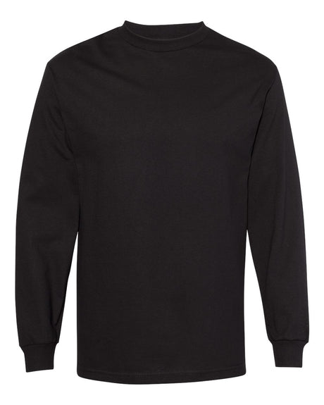 American Apparel Unisex Heavyweight Cotton Long Sleeve Tee. 1304 - Black