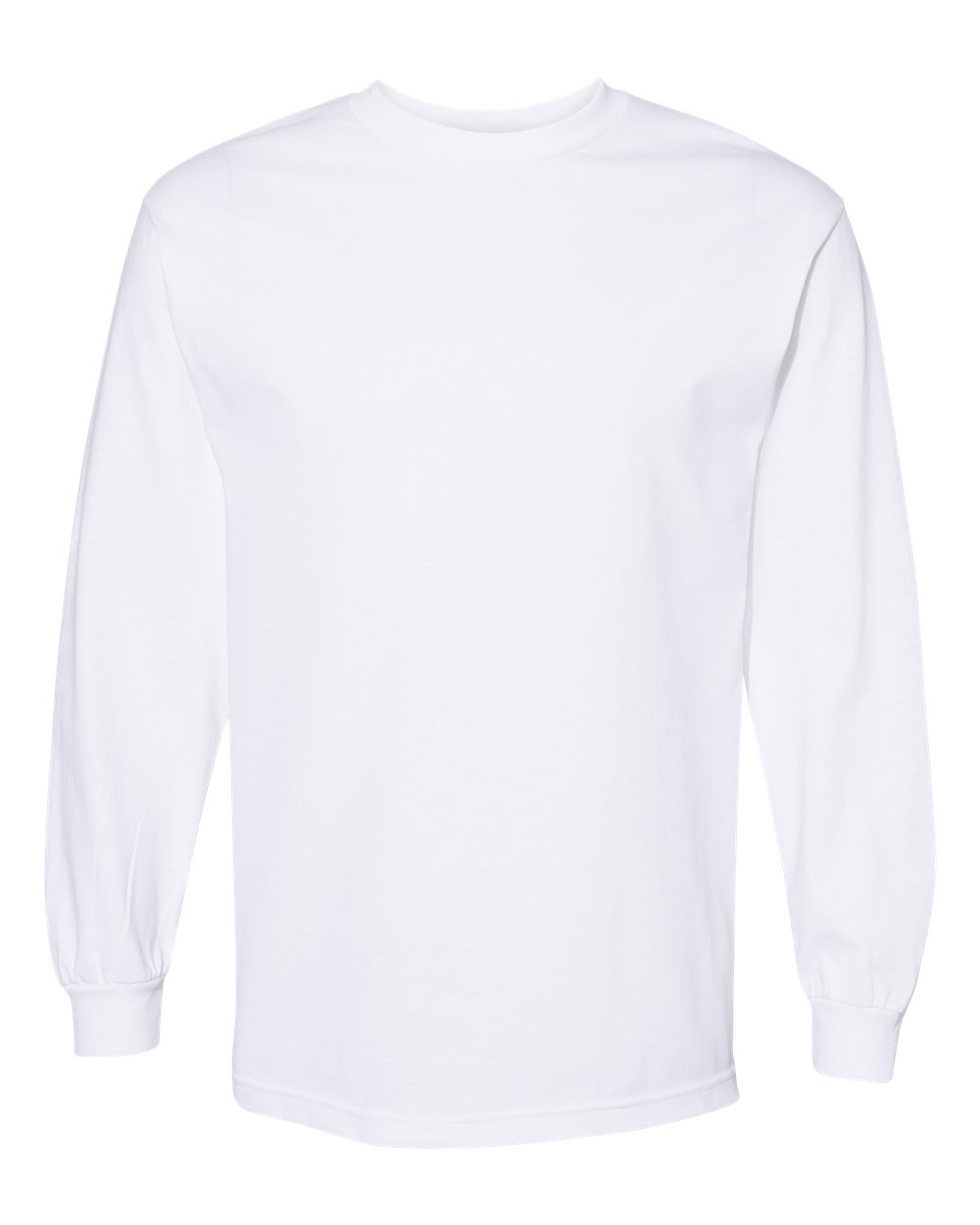American Apparel Unisex Heavyweight Cotton Long Sleeve Tee. 1304 - White