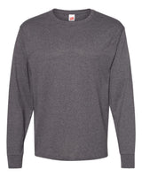 Hanes Unisex Essential-T Long Sleeve T-Shirt. 5286 - Charcoal Heather