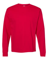 Hanes Unisex Essential-T Long Sleeve T-Shirt. 5286 - Deep Red
