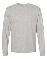 Hanes Unisex Essential-T Long Sleeve T-Shirt. 5286 - Oxford Grey