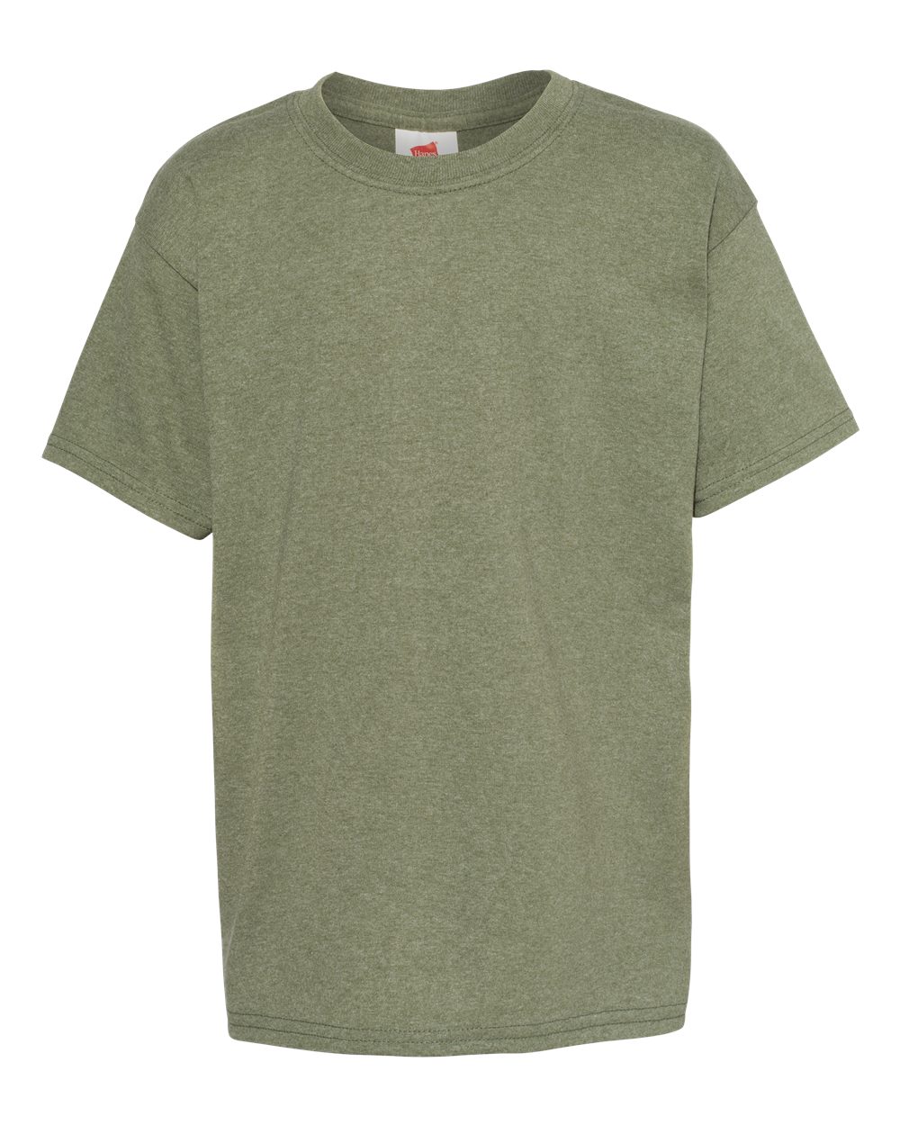 Hanes Youth EcoSmart® T-Shirt. 5370 - Heather Green