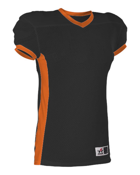 Alleson Athletic Men's Football Jersey. 750E - Black/ Orange
