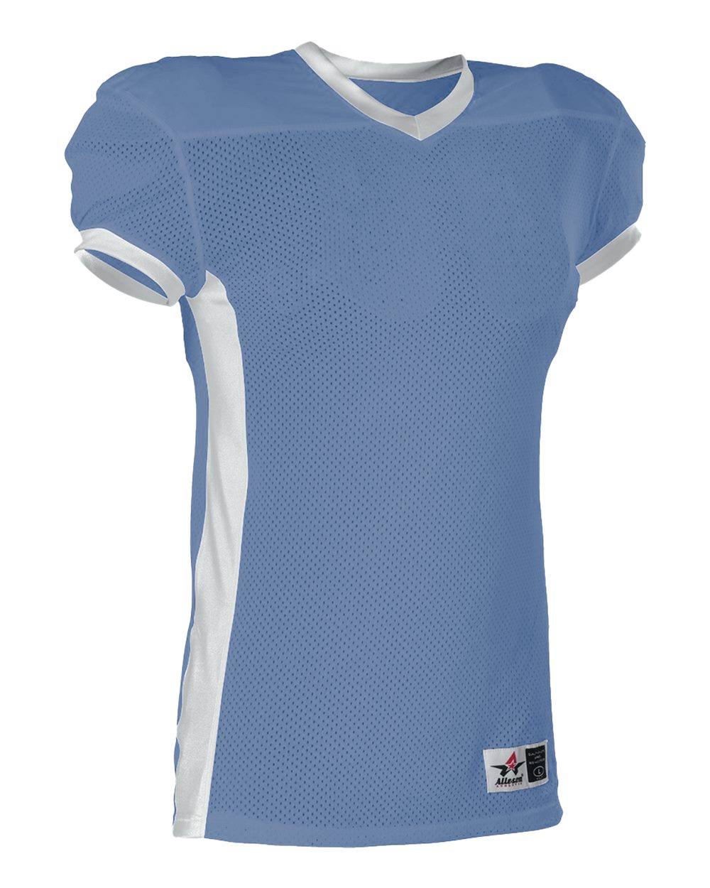 Alleson Athletic Men's Football Jersey. 750E - Columbia Blue/ White