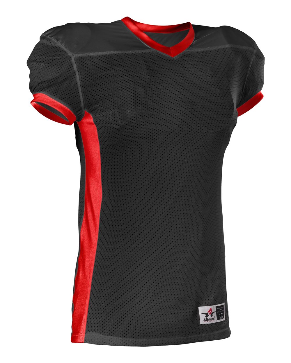 Alleson Athletic Youth Football Jersey. 750EY - Black/ Red