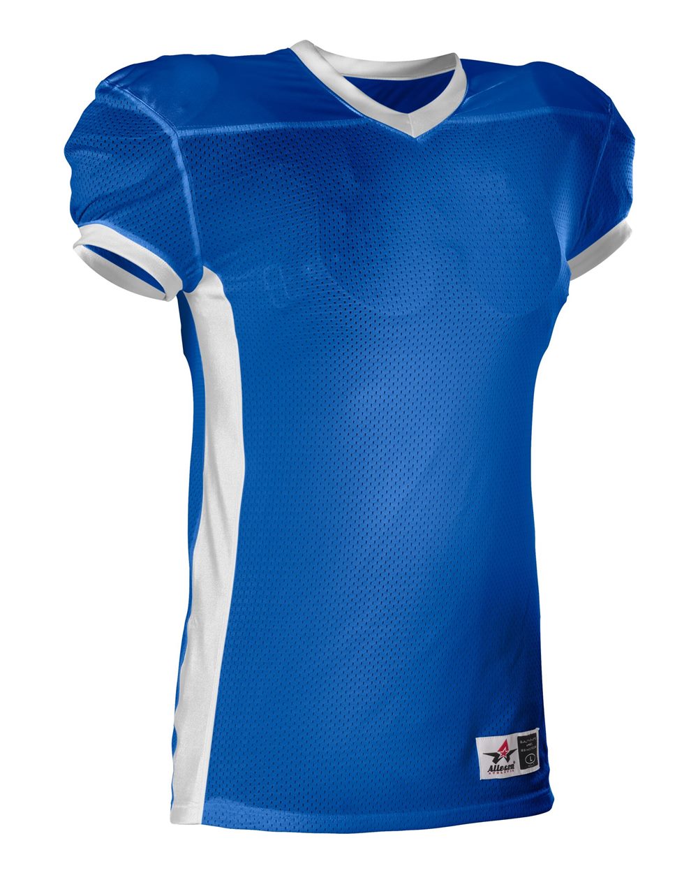 Alleson Athletic Youth Football Jersey. 750EY - Royal/ White