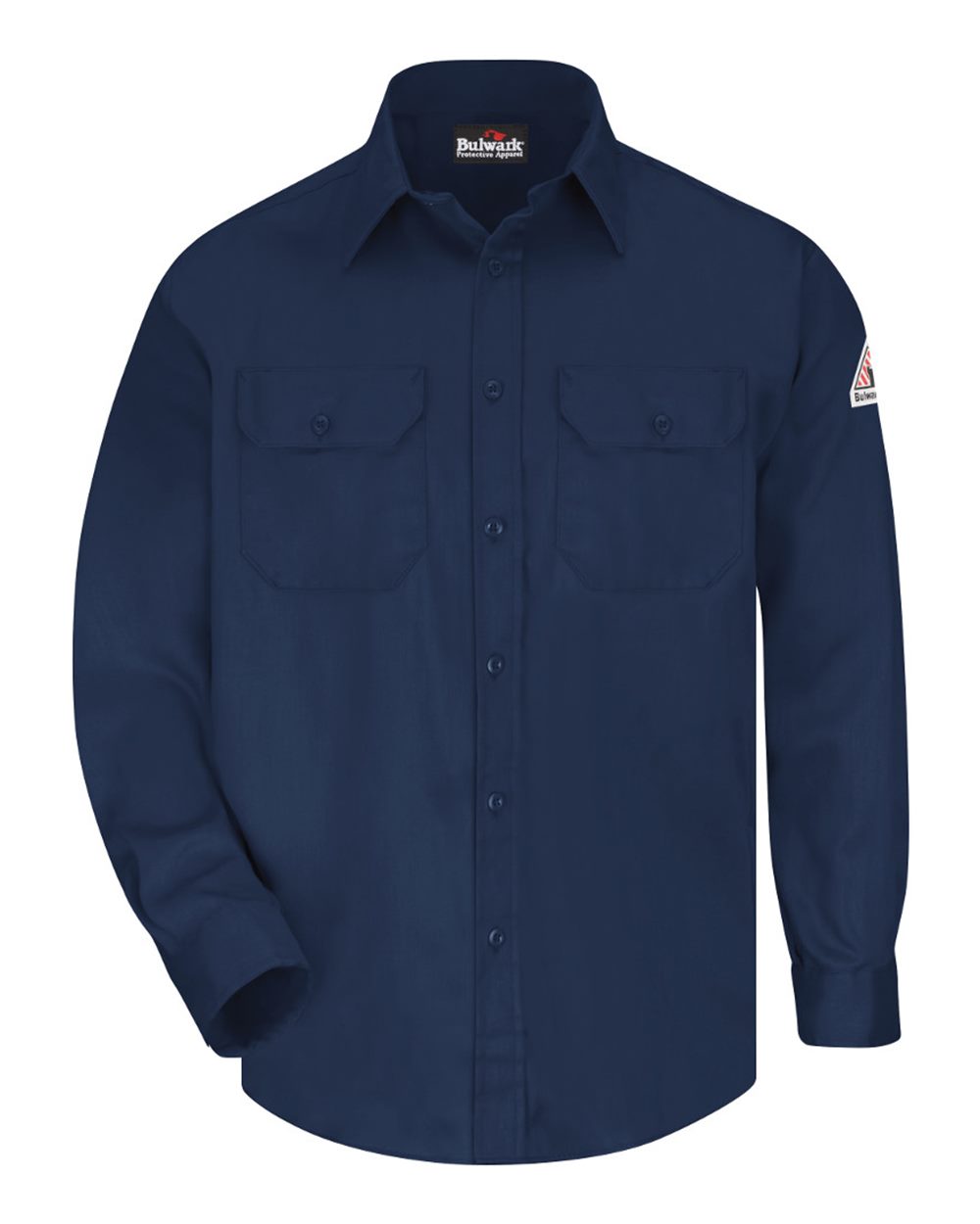 Bulwark Men's Tall Uniform Shirt. SLU8T - Navy