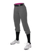 Alleson Athletic Girls' Premium Fastpitch Softball Pants with Belt Loops. 615PSG