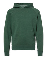 Independent Trading Co. Youth Lightweight Special Blend Raglan Hooded Sweatshirt. PRM15YSB - Moss