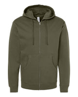 Independent Trading Co. Unisex Midweight Full-Zip Hooded Sweatshirt. SS4500Z - Army