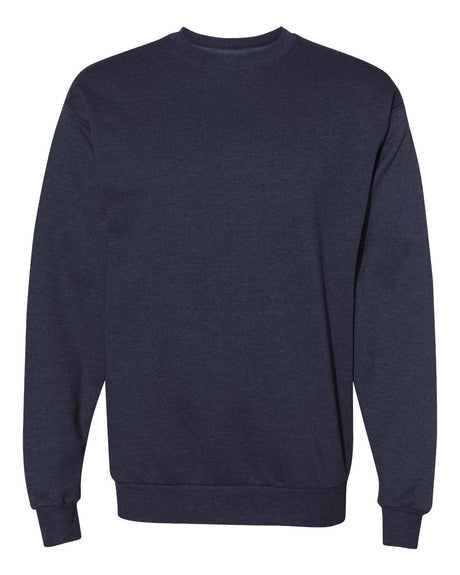 Hanes Unisex EcoSmart® Crewneck Sweatshirt. P160 - Heather Navy