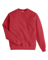 Hanes Unisex EcoSmart® Crewneck Sweatshirt. P160 - Heather Red