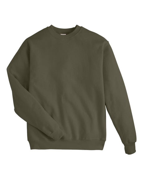 Hanes Unisex EcoSmart® Crewneck Sweatshirt. P160 - Fatigue Green