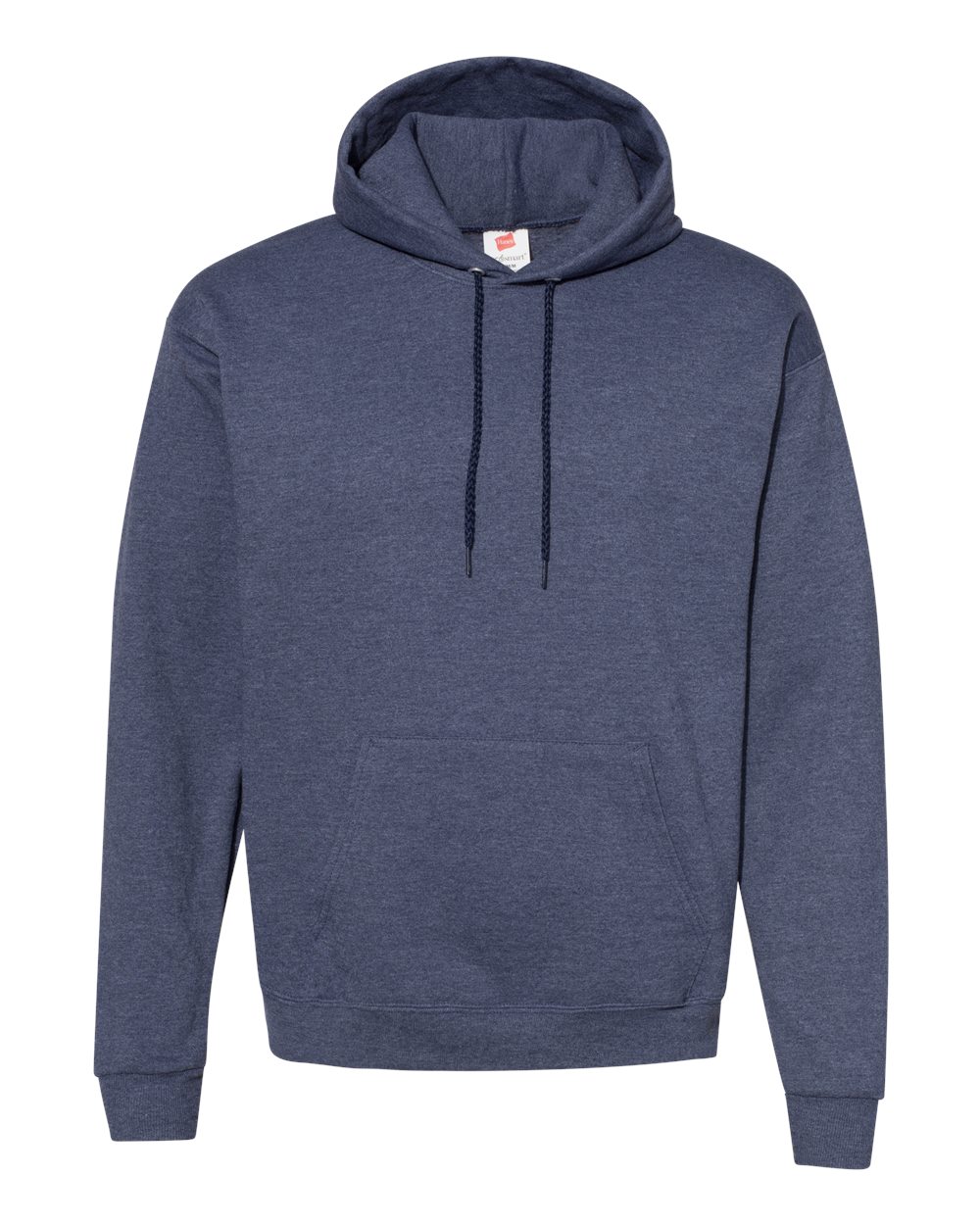 Hanes Unisex EcoSmart® Hooded Sweatshirt. P170 - Heather Navy