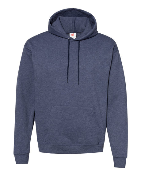 Hanes Unisex EcoSmart® Hooded Sweatshirt. P170 - Heather Navy