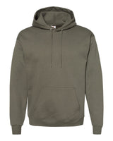 Hanes Unisex EcoSmart® Hooded Sweatshirt. P170 - Fatigue Green