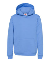 Hanes Youth EcoSmart® Hooded Sweatshirt. P473 - Carolina Blue