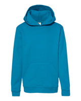 Hanes Youth EcoSmart® Hooded Sweatshirt. P473 - Teal