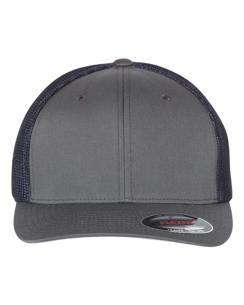 Flexfit Trucker Cap. 6511 - Charcoal/ Navy
