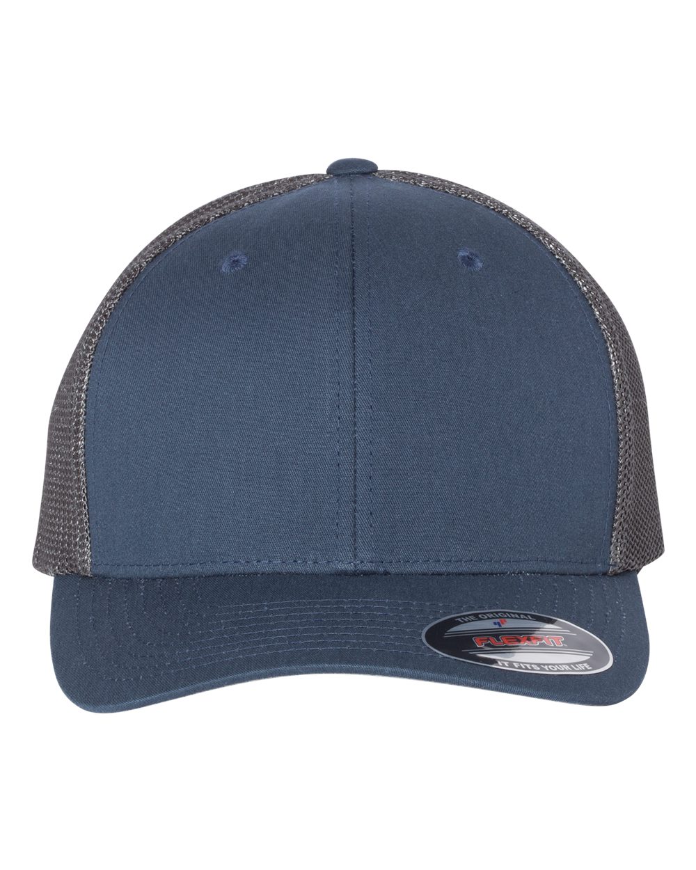 Flexfit Trucker Cap. 6511 - Navy/ Graphite