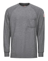 Bulwark Men's Long Sleeve Performance T-Shirt - CoolTouch®2. SMT2 - Grey