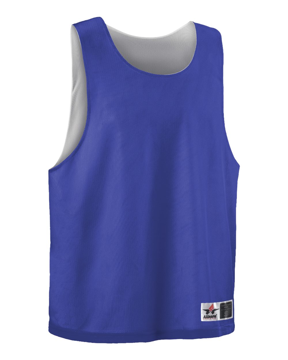 Alleson Athletic Men's Lacrosse Reversible Pinnie. LP001A - Royal/ White