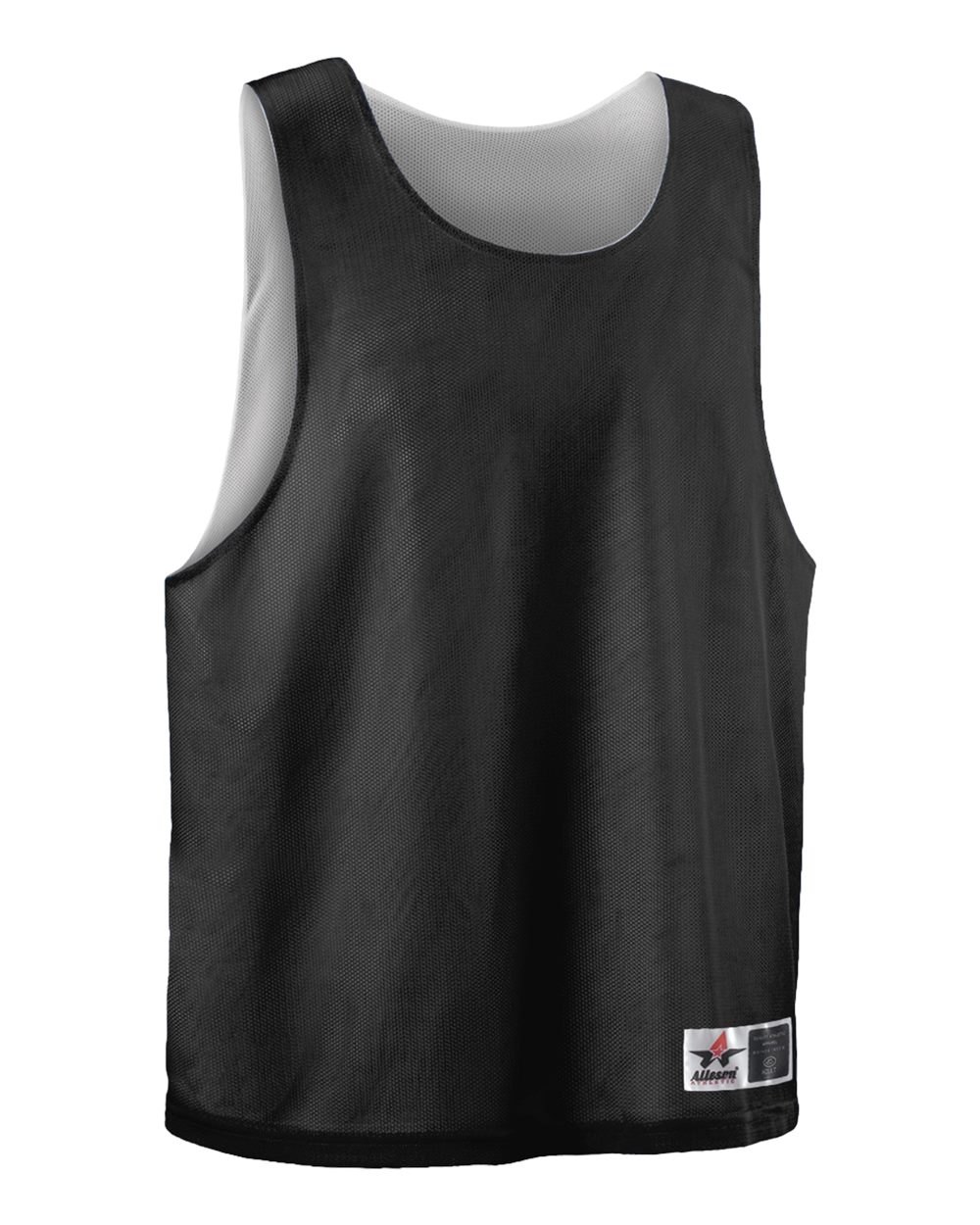 Alleson Athletic Women's Lacrosse Reversible Pinnie. LP001W - Black/ White