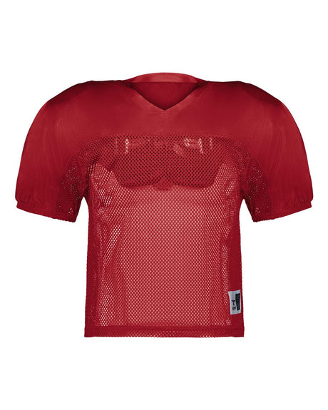 Alleson Athletic Men's Practice Mesh Football Jersey. 712 - Red