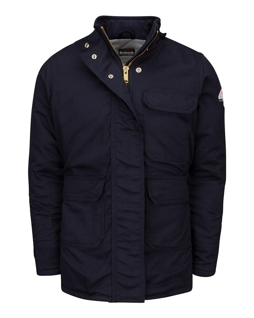 Bulwark Women's Deluxe Parka. JLP7 - Navy