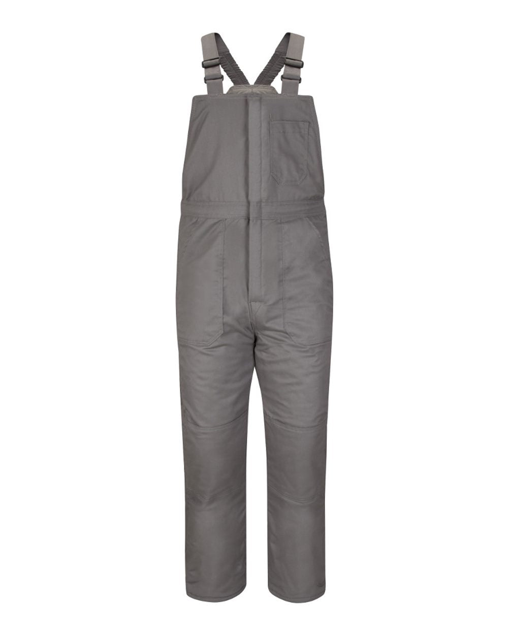 Bulwark Men's Tall Deluxe Insulated Bib Overall - EXCEL FR® ComforTouch. BLC8T - Grey