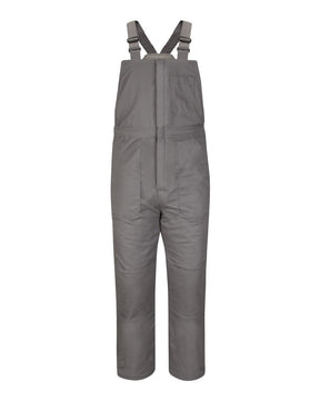 Bulwark Men's Tall Deluxe Insulated Bib Overall - EXCEL FR® ComforTouch. BLC8T - Grey