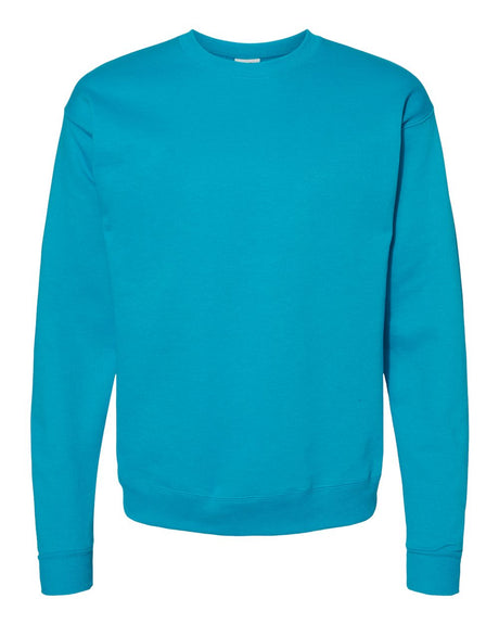 Hanes Unisex EcoSmart® Crewneck Sweatshirt. P160 - Teal