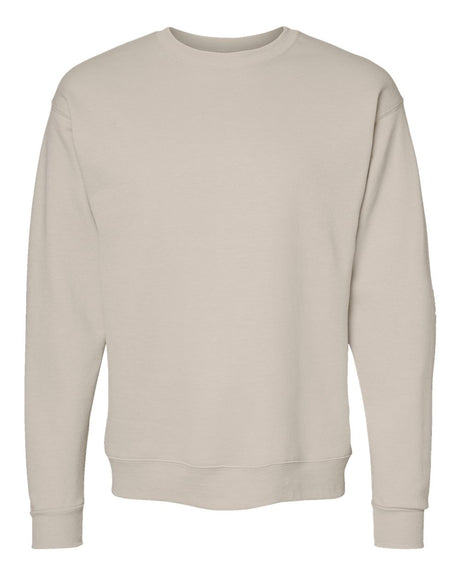 Hanes Unisex EcoSmart® Crewneck Sweatshirt. P160 - Sand