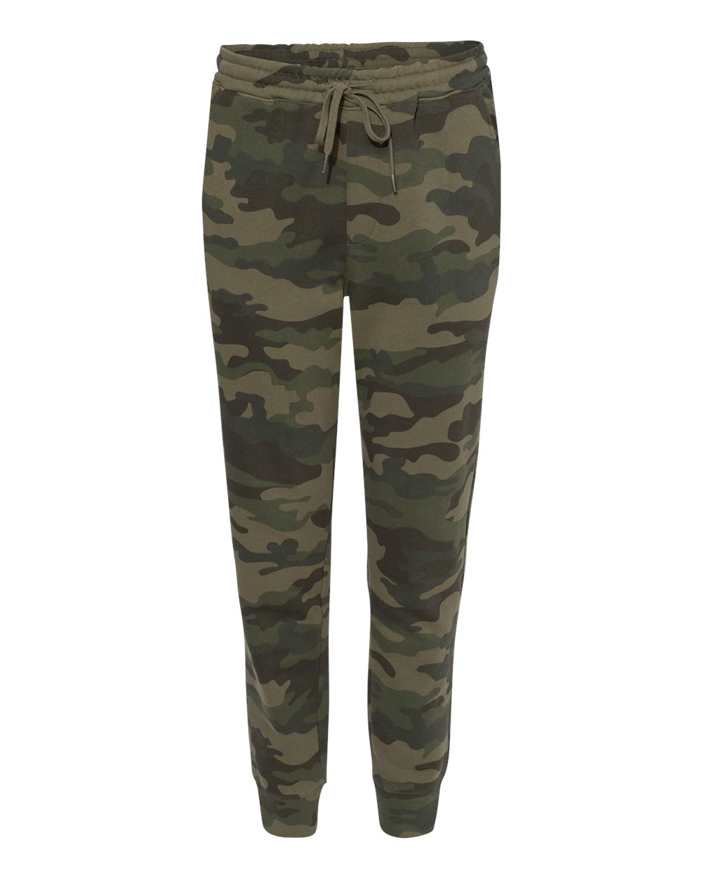 Independent Trading Co. Men's Midweight Fleece Sweatpants. IND20PNT - Forest Camo