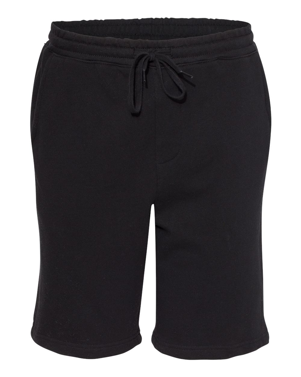 Independent Trading Co. Men's Midweight Fleece Shorts. IND20SRT - Black