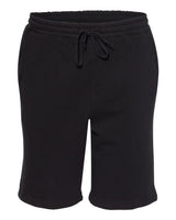 Independent Trading Co. Men's Midweight Fleece Shorts. IND20SRT - Black
