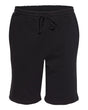 Independent Trading Co. Men's Midweight Fleece Shorts. IND20SRT - Black