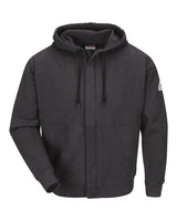 Bulwark Men's Tall Zip-Front Hooded Sweatshirt. SEH4T - Charcoal