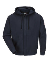 Bulwark Men's Tall Zip-Front Hooded Sweatshirt. SEH4T - Navy