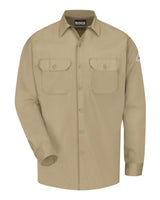 Bulwark Men's Tall Work Shirt - EXCEL FR® ComforTouch. SLW2T - Khaki