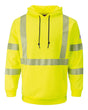 Bulwark Men's Hi-Visibility Hooded Sweatshirt. SMH4 - HV-Fluorescent Yellow/ Green