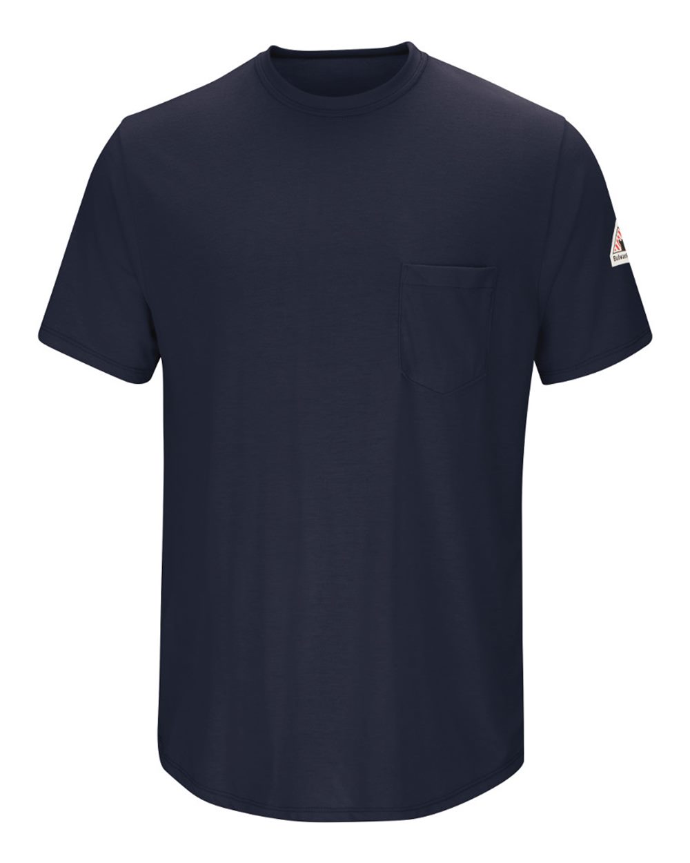Bulwark Men's Tall FR Lightweight Pocket T-Shirt. SMT6T - Navy